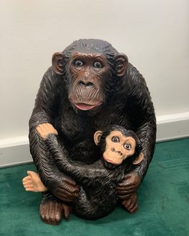 Chimp and baby Statue #2