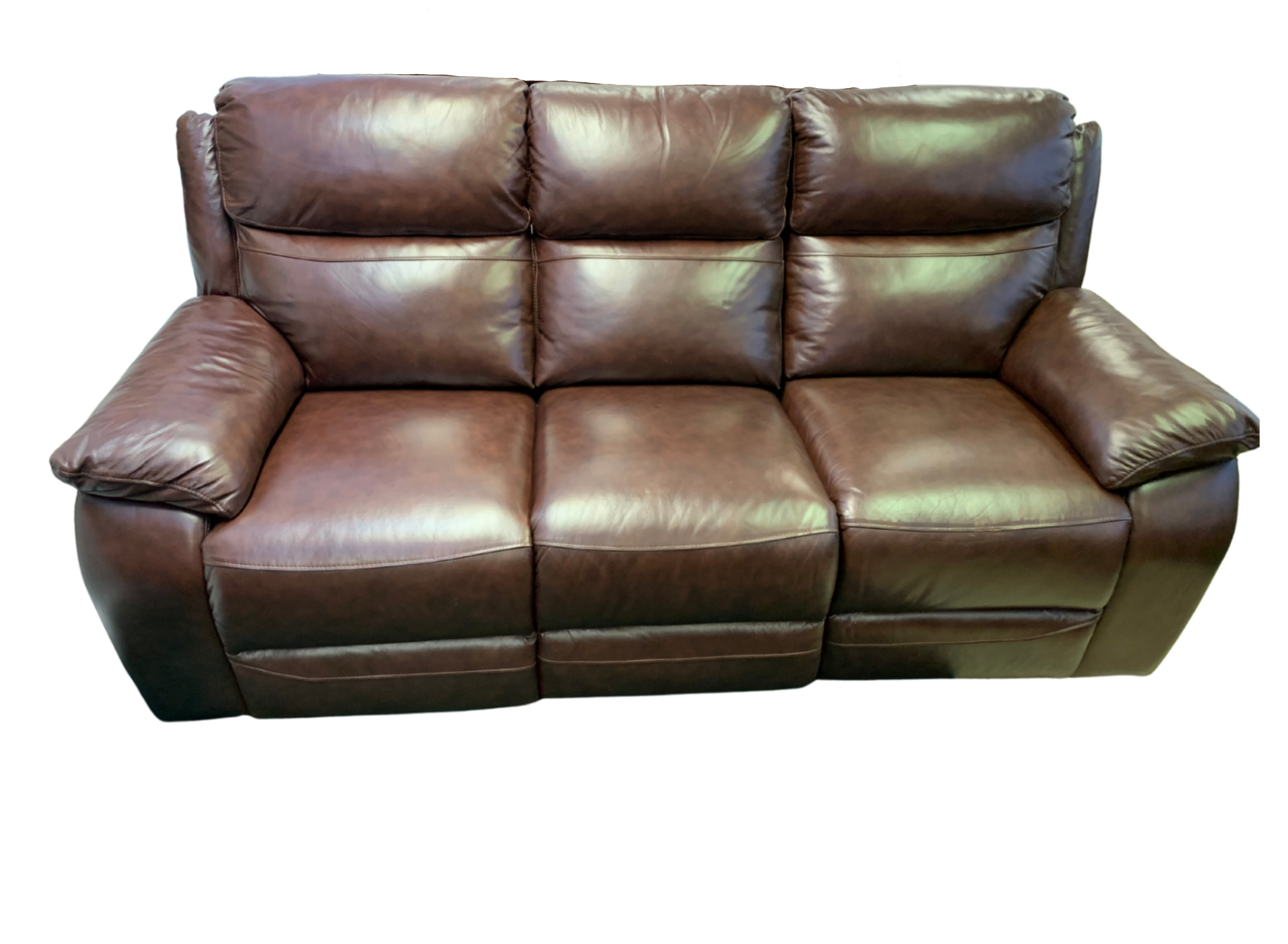 Dark Chocolate Leather Reclining 3, Arizona Leather Furniture Reviews